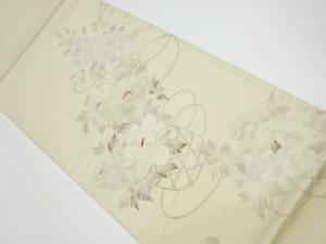 アンティーク　花籠模様刺繍袋帯（材料）